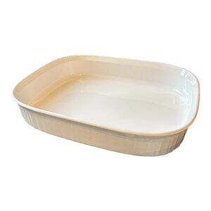 Corningware 4.5 L French White Casserole Dish Open Roaster F-21-B Kitchen Bake